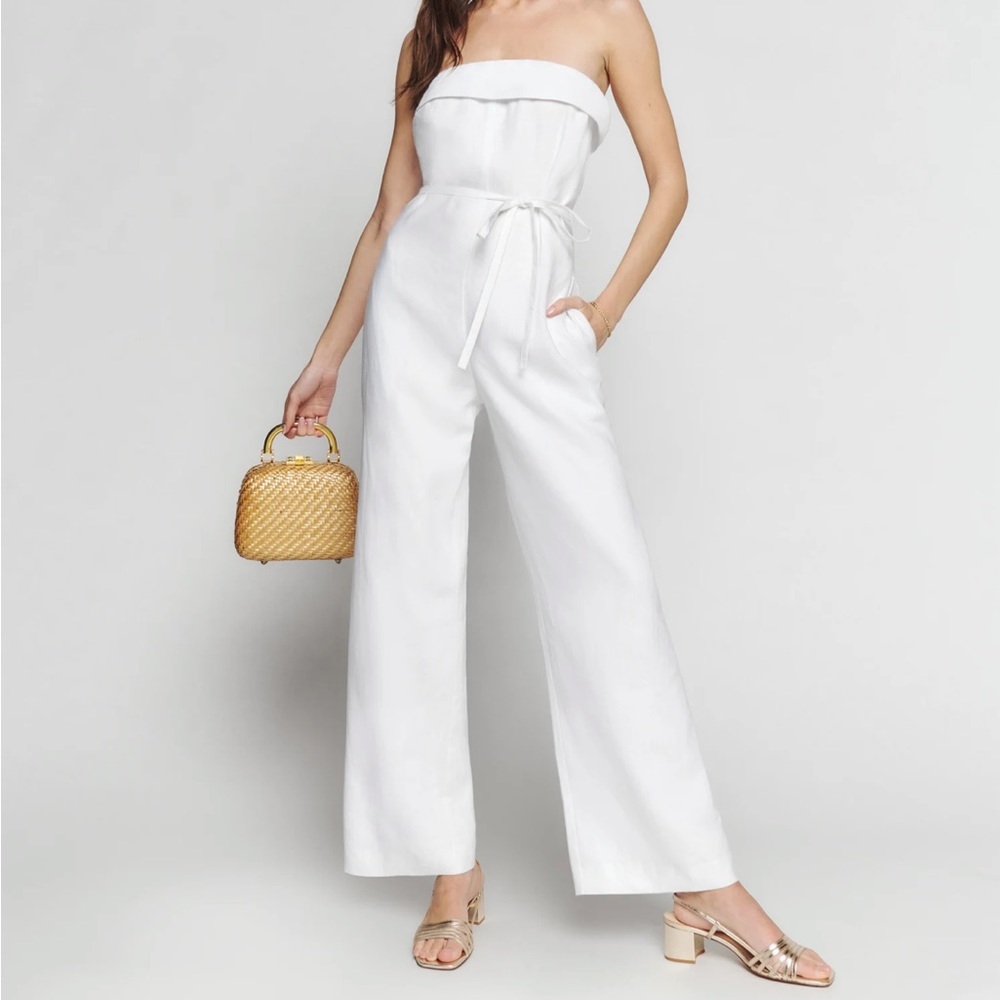 Reformation Taylor jumpsuit 😍 xs - Picture 3 of 6